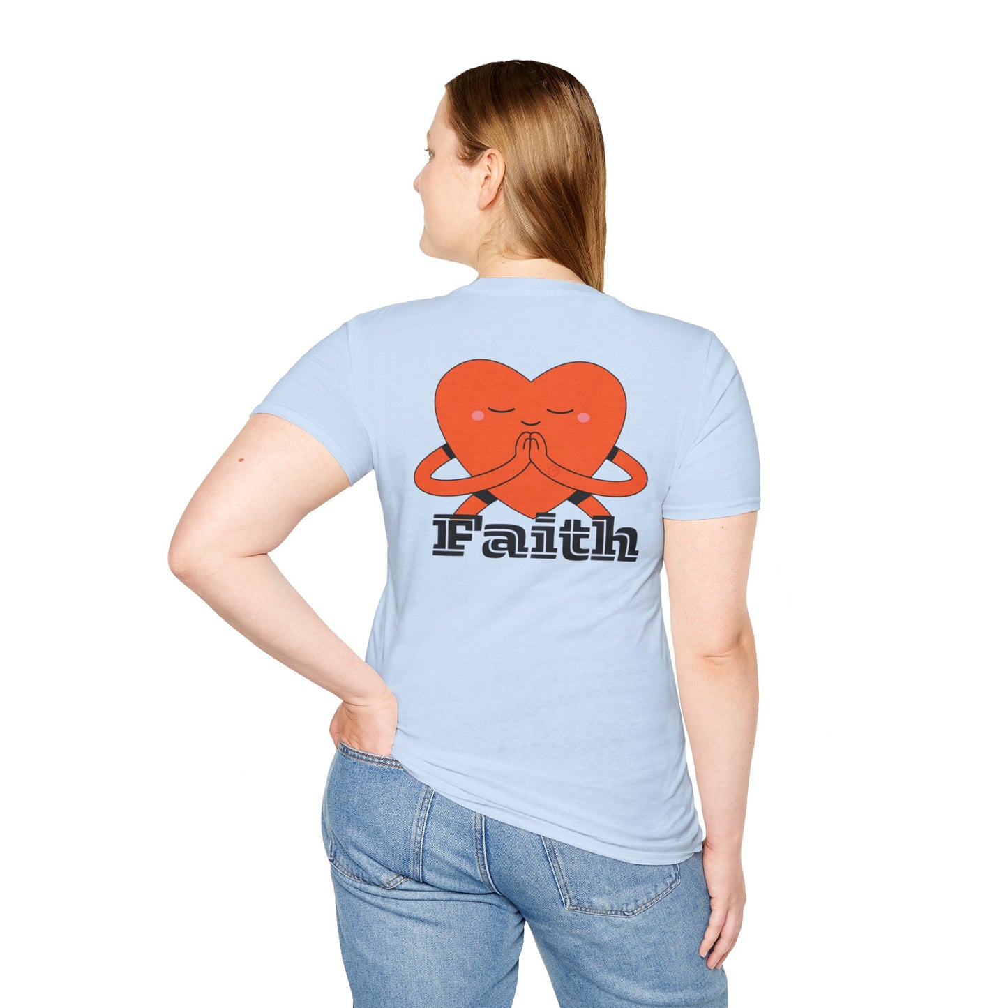 Unisex Softstyle T-Shirt - Faith, Love, Prayer