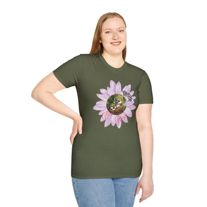 Cigüita Mother’s Embrace Flower Design - Softstyle T-Shirt