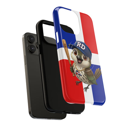 Dominican flag with Cigüa ready for baseball Tough Magnetic Iphone Cases