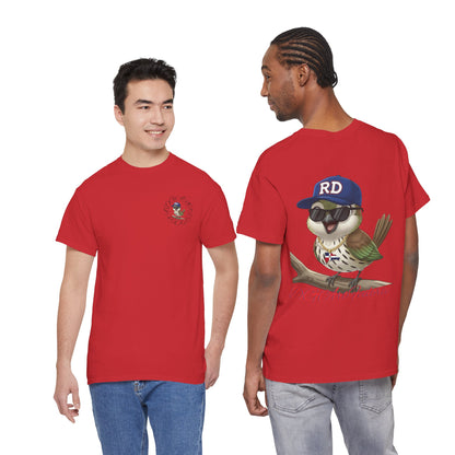 Unisex Heavy Cotton Tee - Cigüita y su Flow Dominicano - Front and Back