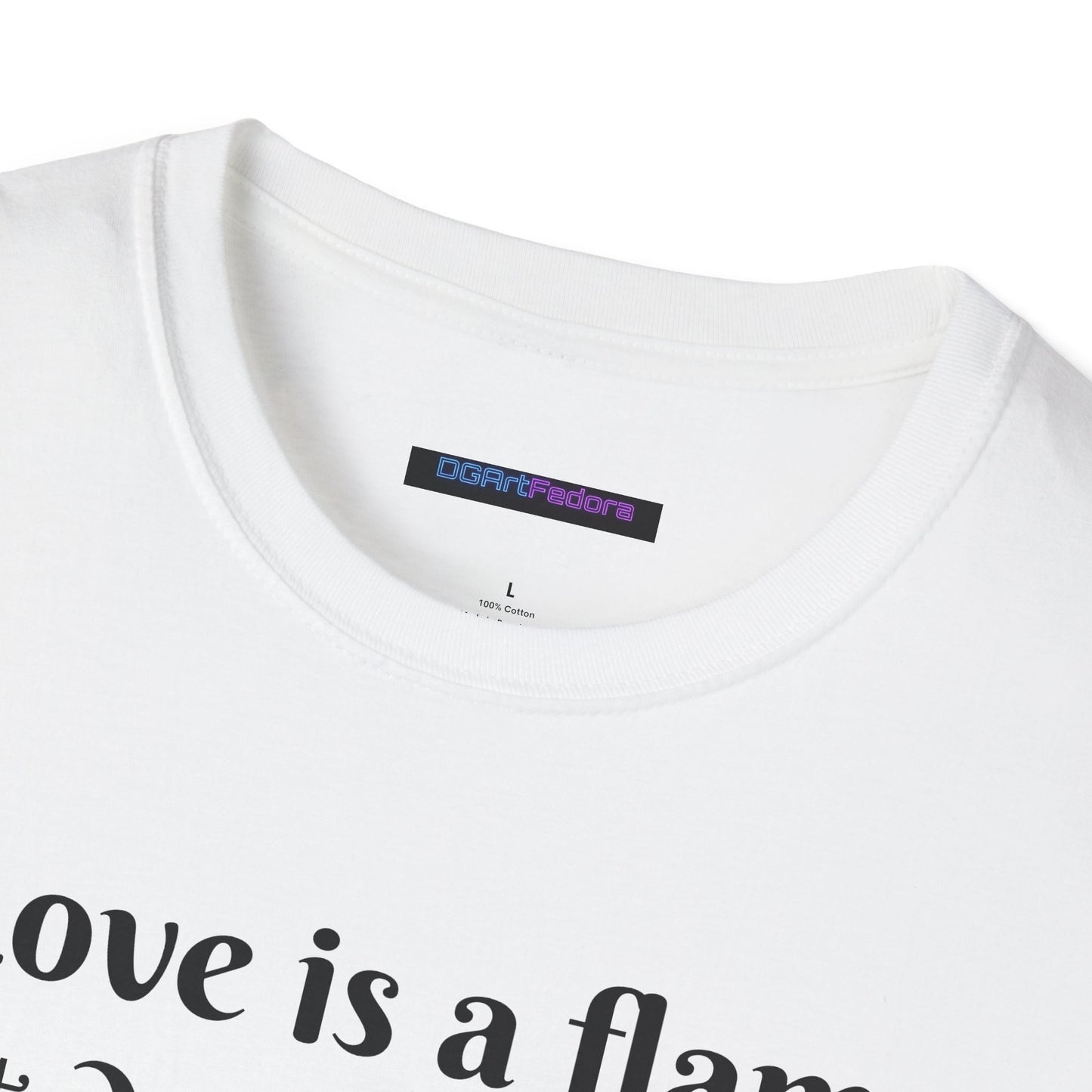 Love is a Flame Unisex Tee