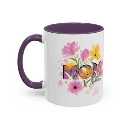 Mother’s Day Inspirational Love Quote - Floral Mom Mug