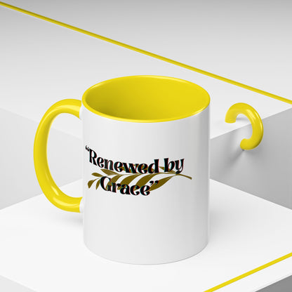 Accent Coffee Mug - Renewed by Grace
