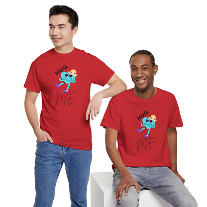 Unisex Heavy Cotton Tee HUG ME GIRL