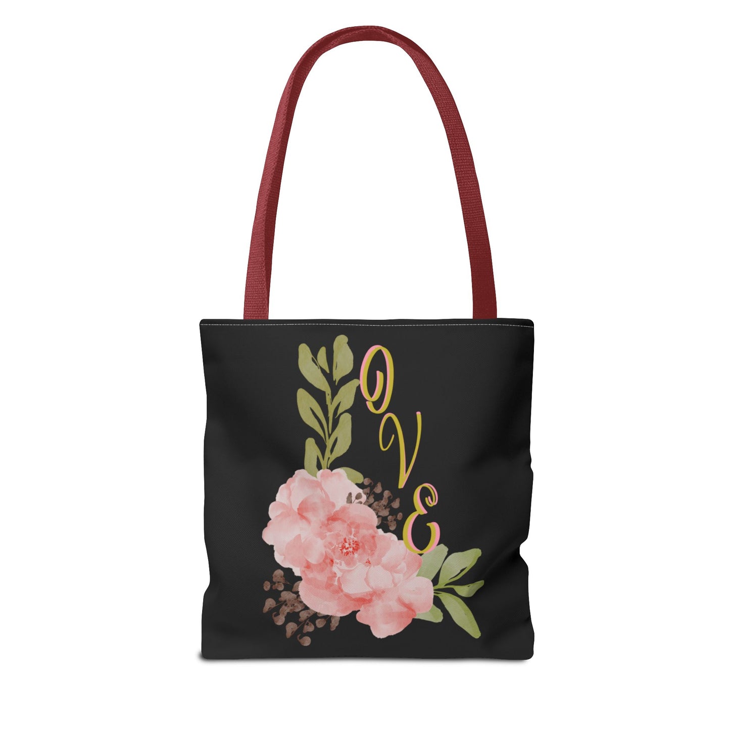 Floral “Love” Design - Tote Bag