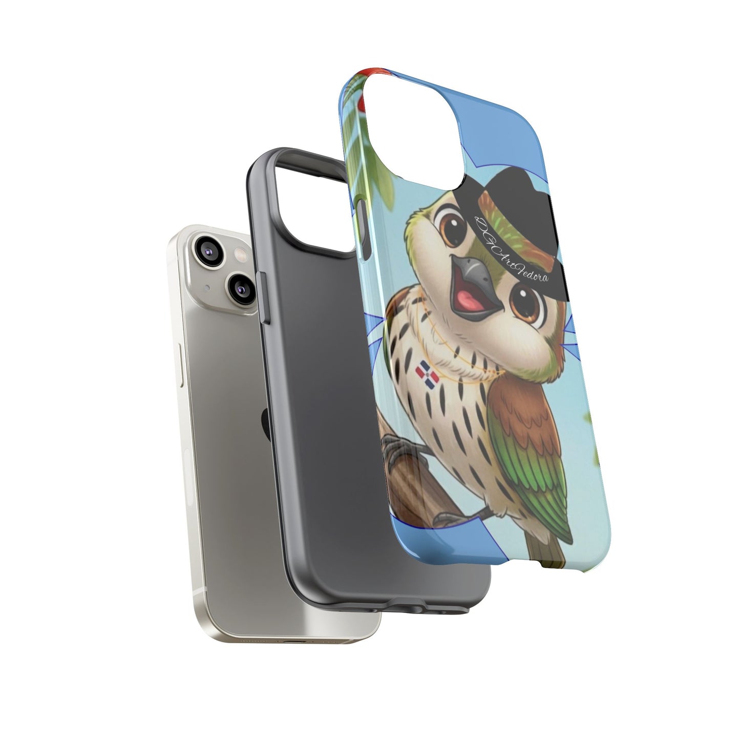 Tough Cases Light Blue Cigüita Design