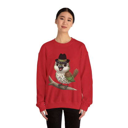 Unisex Heavy Blend Crewneck Sweatshirt Cigüita the Palmchat
