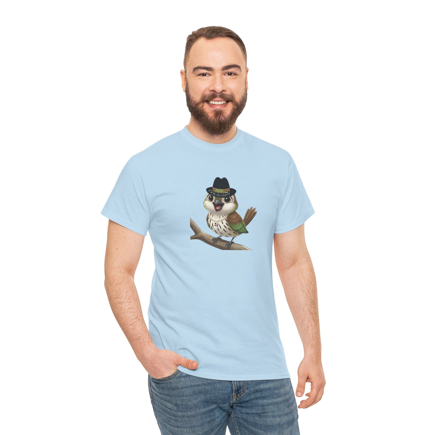Unisex Heavy Cotton Tee Ciguita Chillin' on a Branch