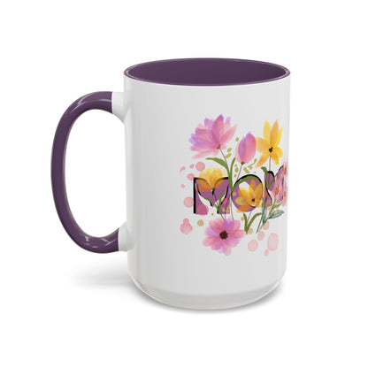 Mother’s Day Inspirational Love Quote - Floral Mom Mug