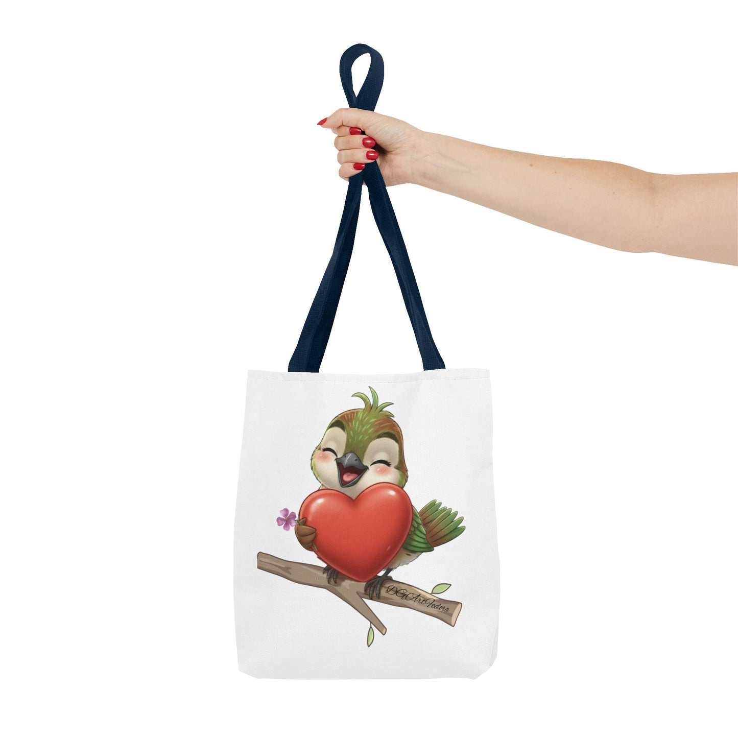 Tote Bag (AOP) - Ciguita Hugging Heart