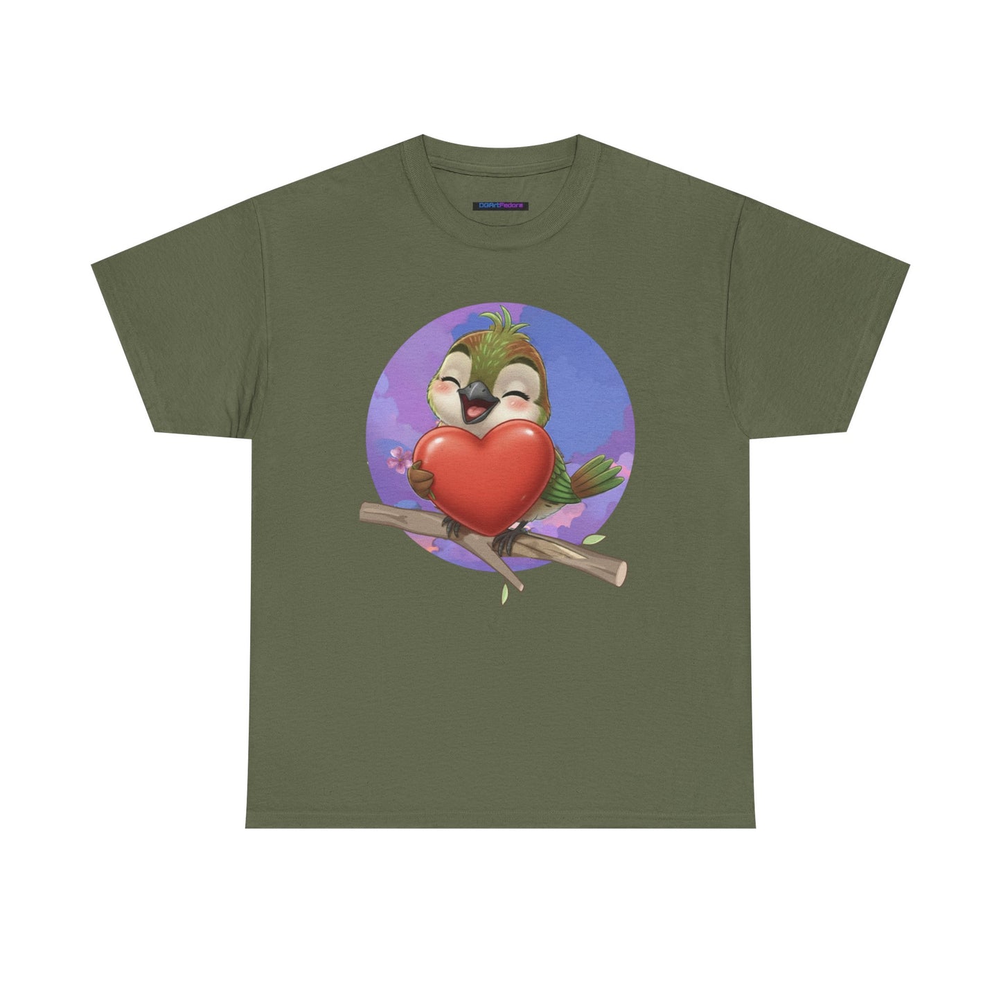 Unisex Heavy Cotton Tee Ciguita Hug your Heart