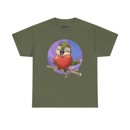 Unisex Heavy Cotton Tee Ciguita Hug your Heart