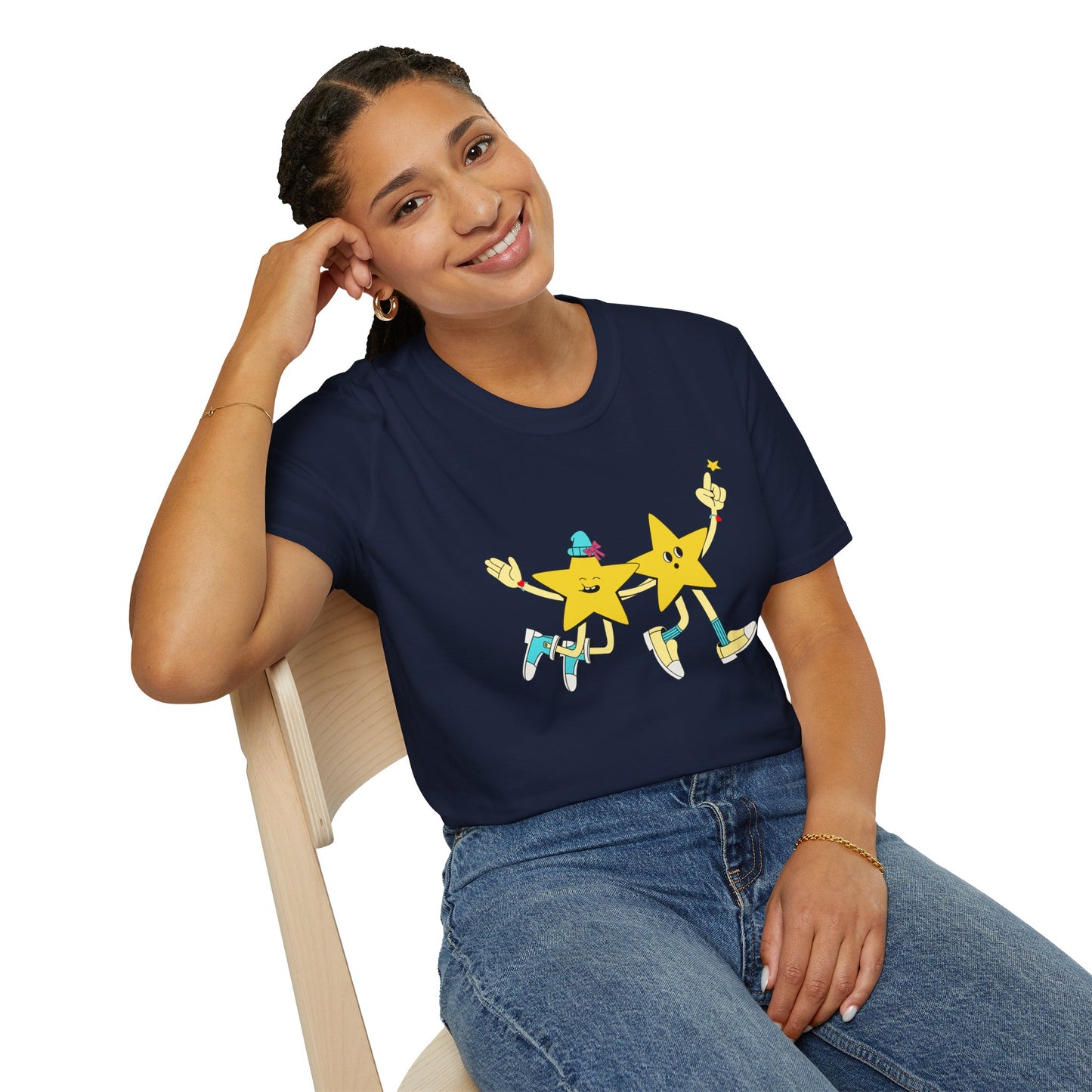 Unisex Softstyle T-Shirt Stars Havin' a Grand Ol' Time
