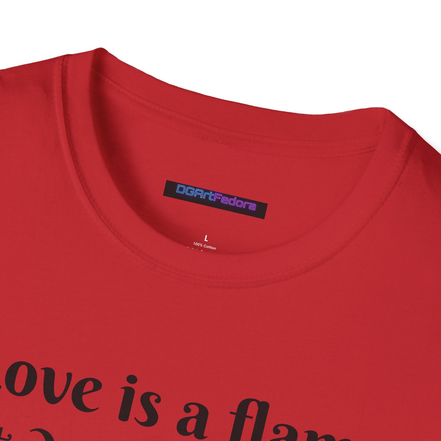 Love is a Flame Unisex Tee