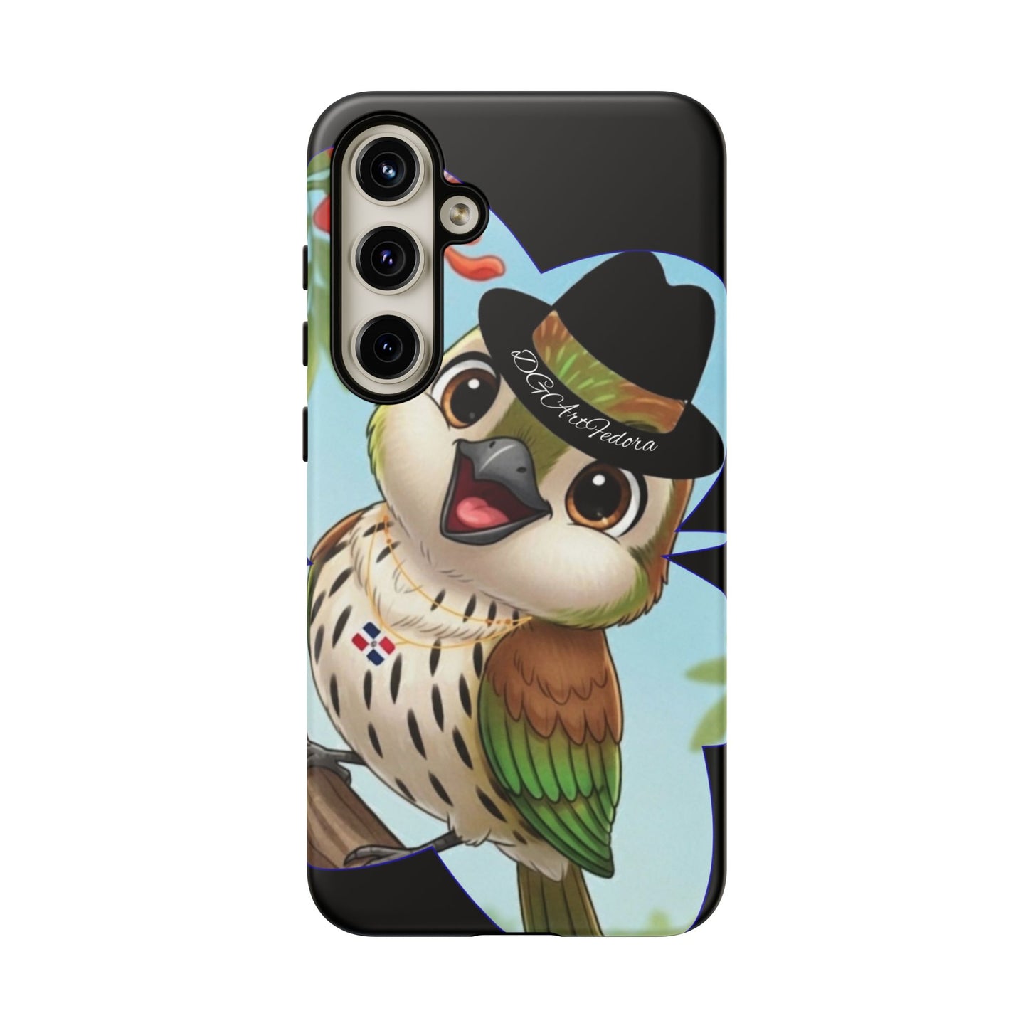 Tough Phone Case  Black- Matte & Glossy Options - Cigüita Design