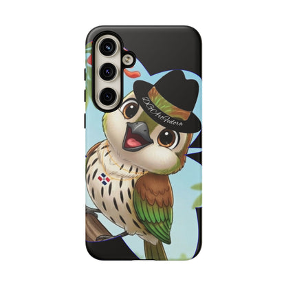 Tough Phone Case  Black- Matte & Glossy Options - Cigüita Design