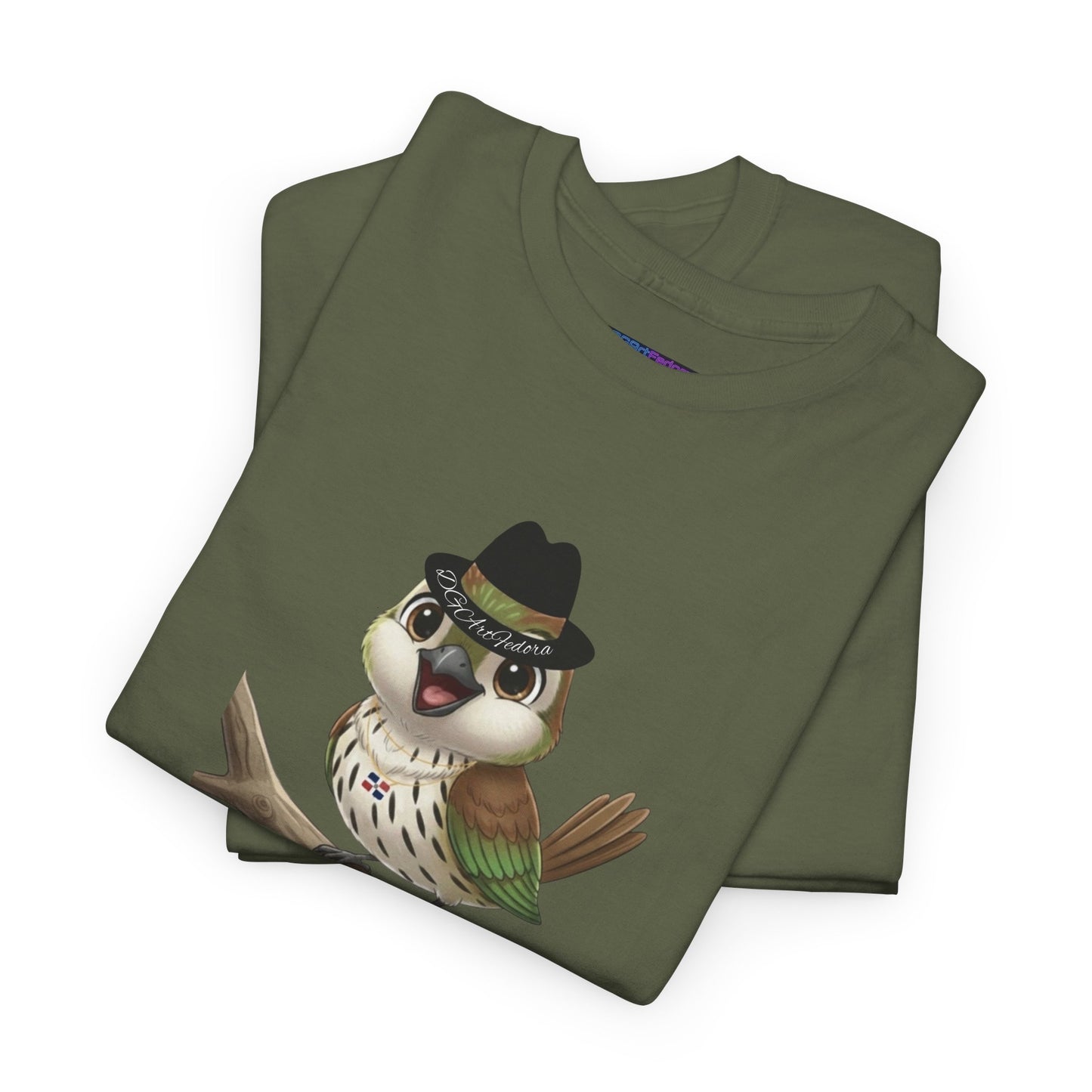 Unisex Heavy Cotton Tee Ciguita Chillin' on a Branch