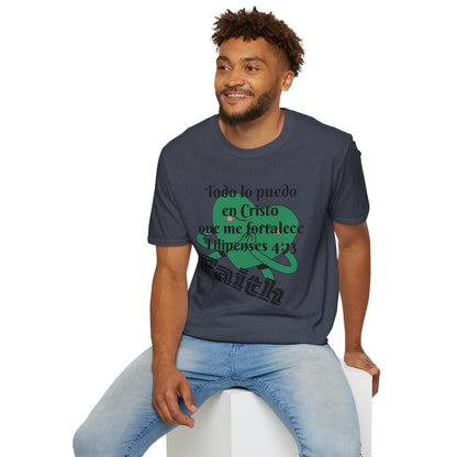 Unisex Softstyle T-Shirt - Filipenses 4:13 Todo lo Puedo en Cristo