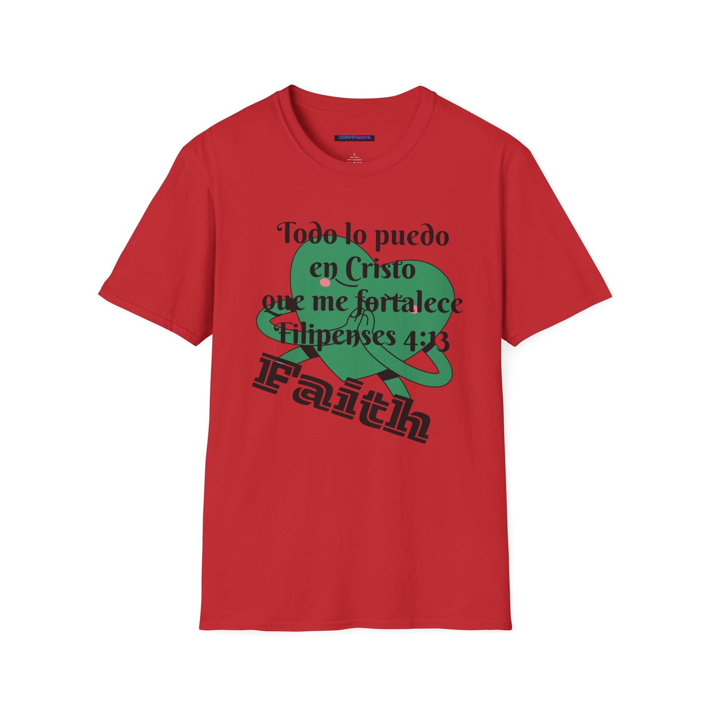 Unisex Softstyle T-Shirt - Filipenses 4:13 Todo lo Puedo en Cristo