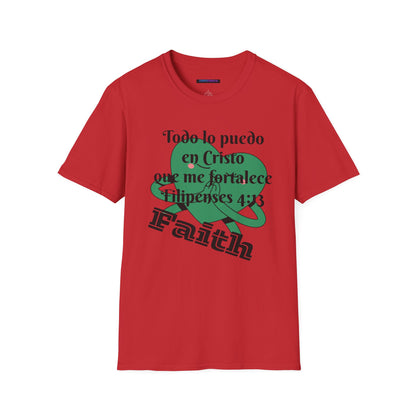 Unisex Softstyle T-Shirt - Filipenses 4:13 Todo lo Puedo en Cristo