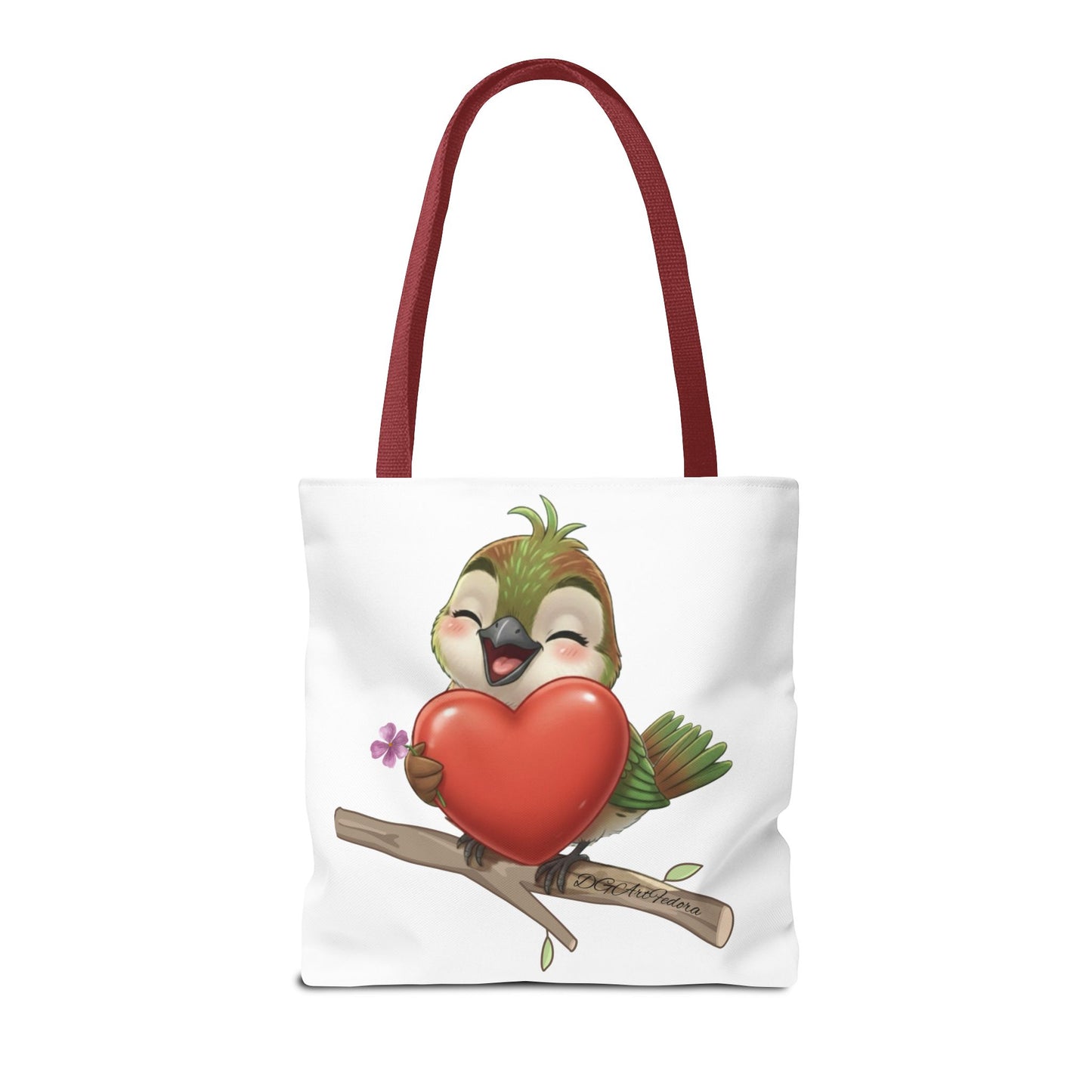 Tote Bag (AOP) - Ciguita Hugging Heart