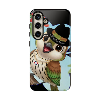 Tough Phone Case  Black- Matte & Glossy Options - Cigüita Design