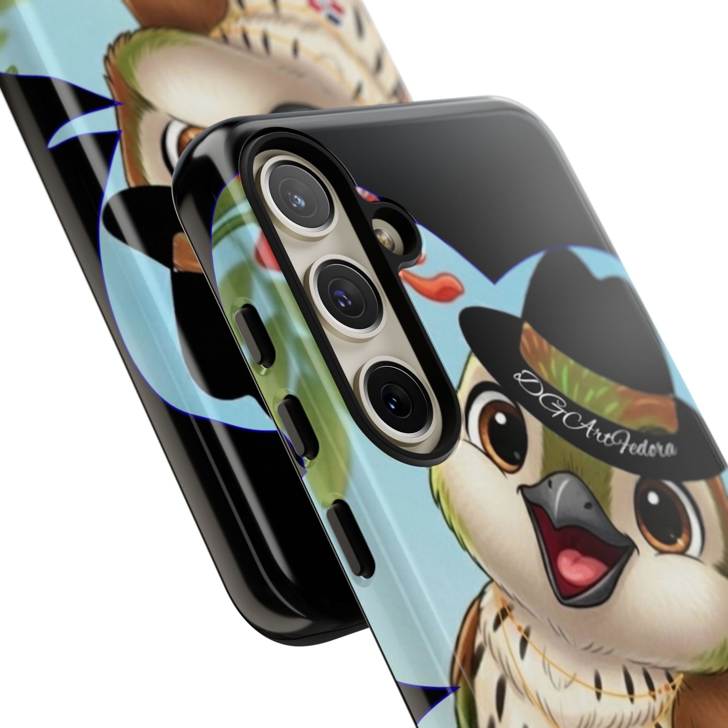 Tough Phone Case  Black- Matte & Glossy Options - Cigüita Design