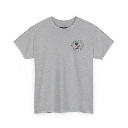 Unisex Heavy Cotton Tee - Cigüita y su Flow Dominicano - Front and Back