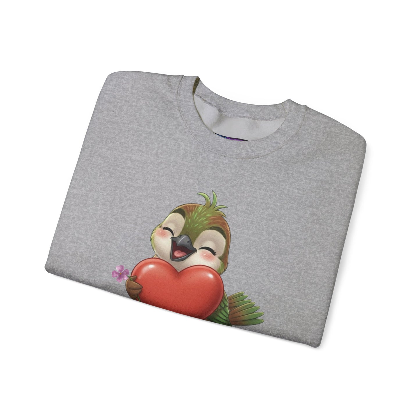 Unisex Heavy Blend Crewneck Sweatshirt Ciguita Hugging a Heart