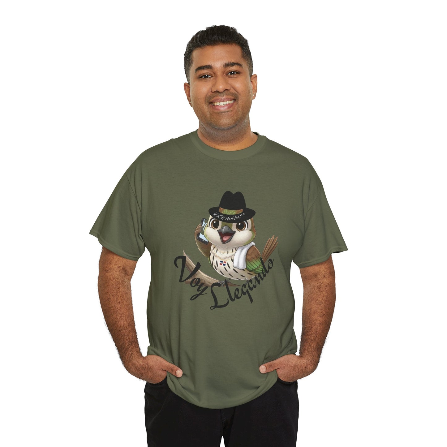 Unisex Heavy Cotton Tee - Voy Llegando