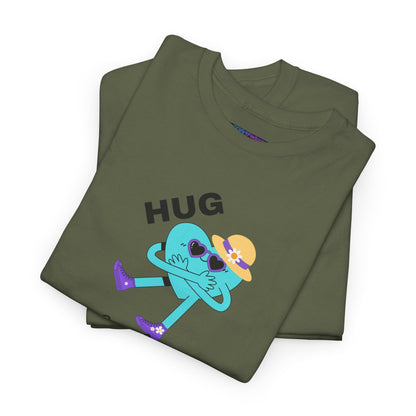 Unisex Heavy Cotton Tee HUG ME GIRL