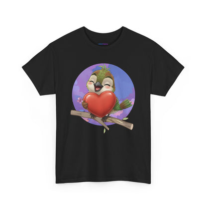 Unisex Heavy Cotton Tee Ciguita Hug your Heart