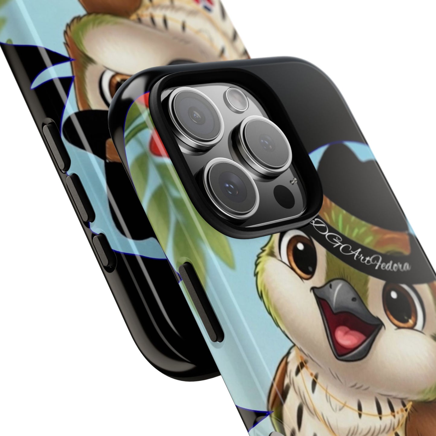 Tough Phone Case  Black- Matte & Glossy Options - Cigüita Design