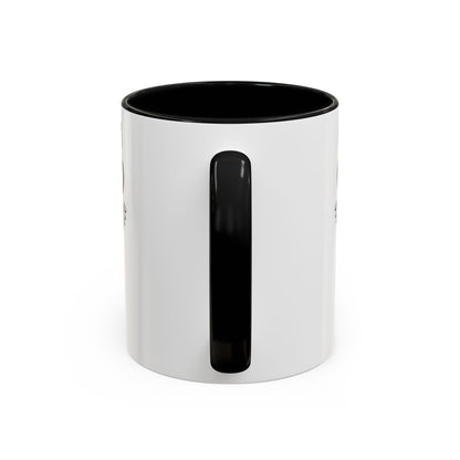 Accent Coffee Mug - Doves with Flower & Peace