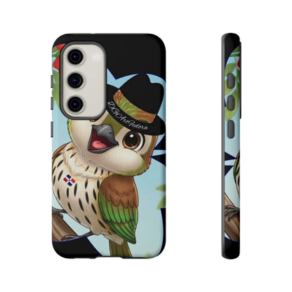 Tough Phone Case  Black- Matte & Glossy Options - Cigüita Design