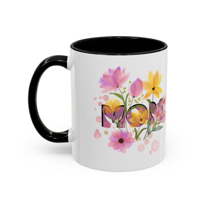 Mother’s Day Inspirational Love Quote - Floral Mom Mug