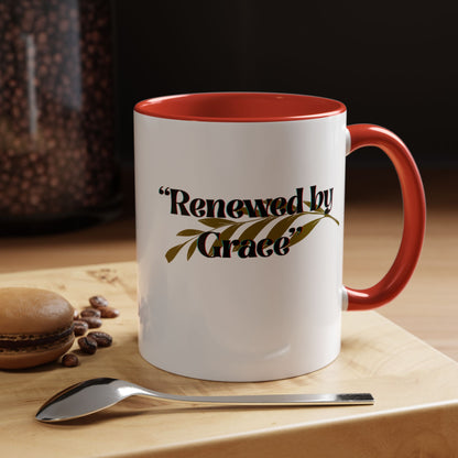 Accent Coffee Mug - Renewed by Grace