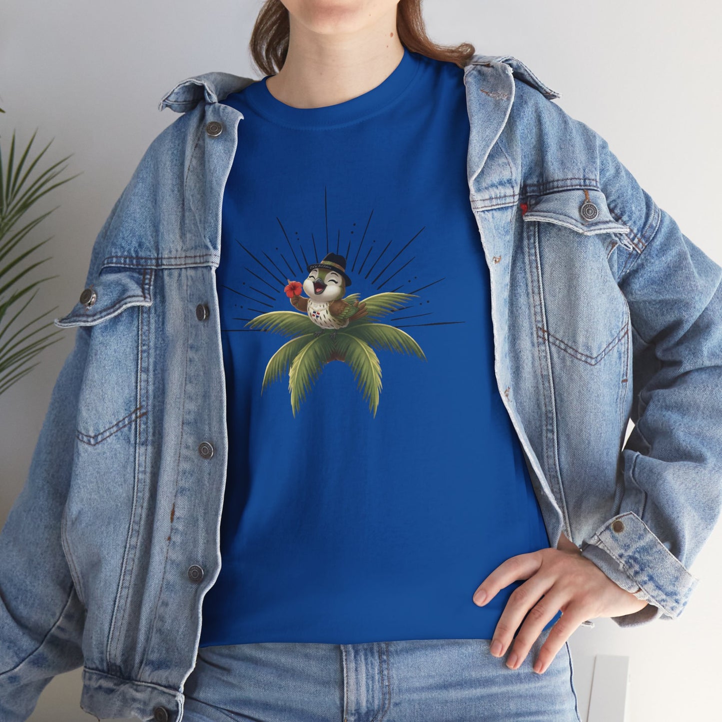 Unisex Heavy Cotton Tee Ciguita Tropical Sunrise
