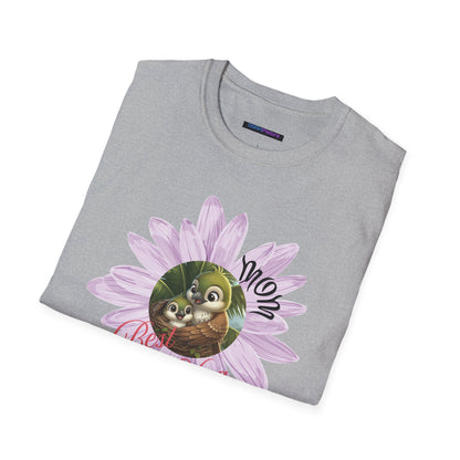 Cigüita Mother’s Embrace Flower Design - Softstyle T-Shirt