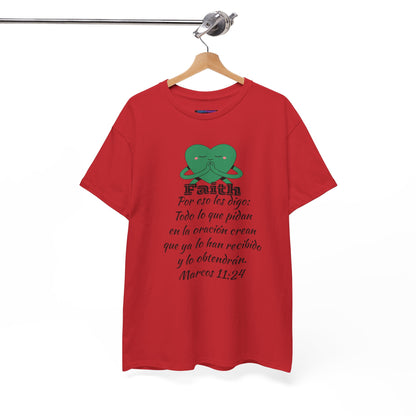 Unisex Heavy Cotton Tee - Fe Marcos 11:24