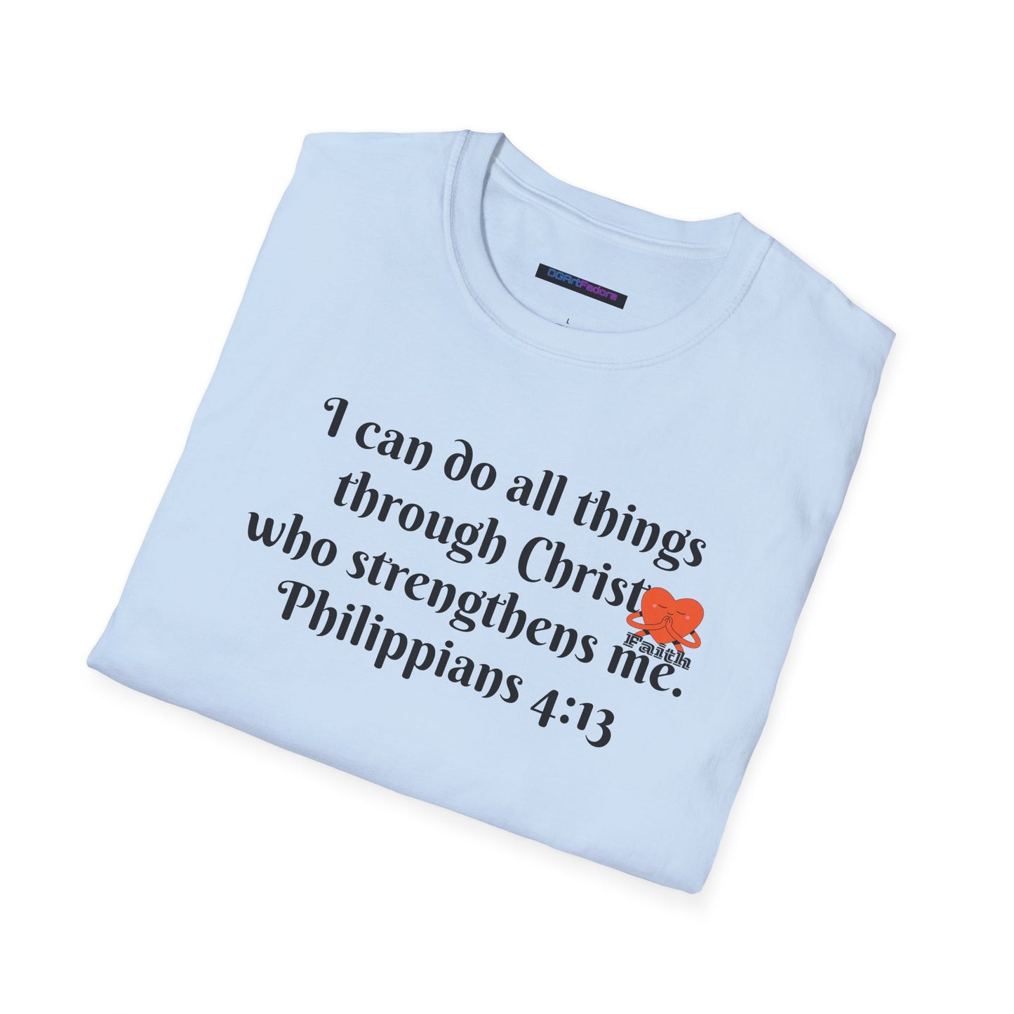 Unisex Softstyle T-Shirt -Philippians 4:13 - I can do all things