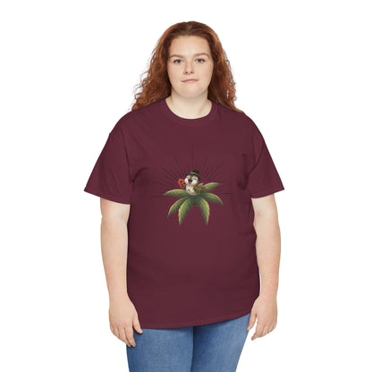 Unisex Heavy Cotton Tee Ciguita Tropical Sunrise