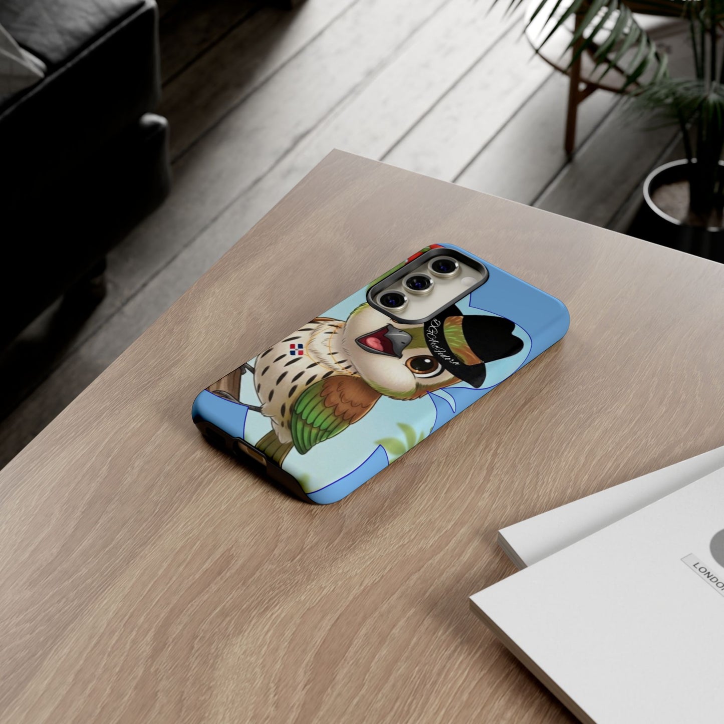 Tough Cases Light Blue Cigüita Design