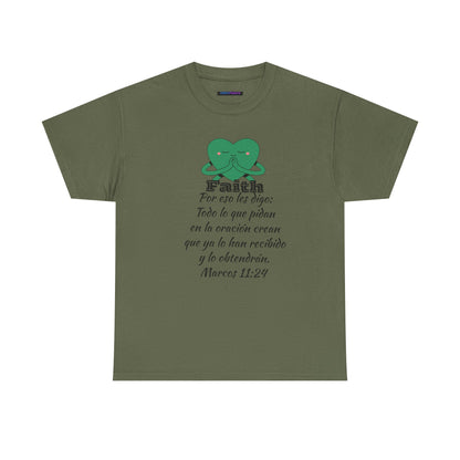Unisex Heavy Cotton Tee - Fe Marcos 11:24