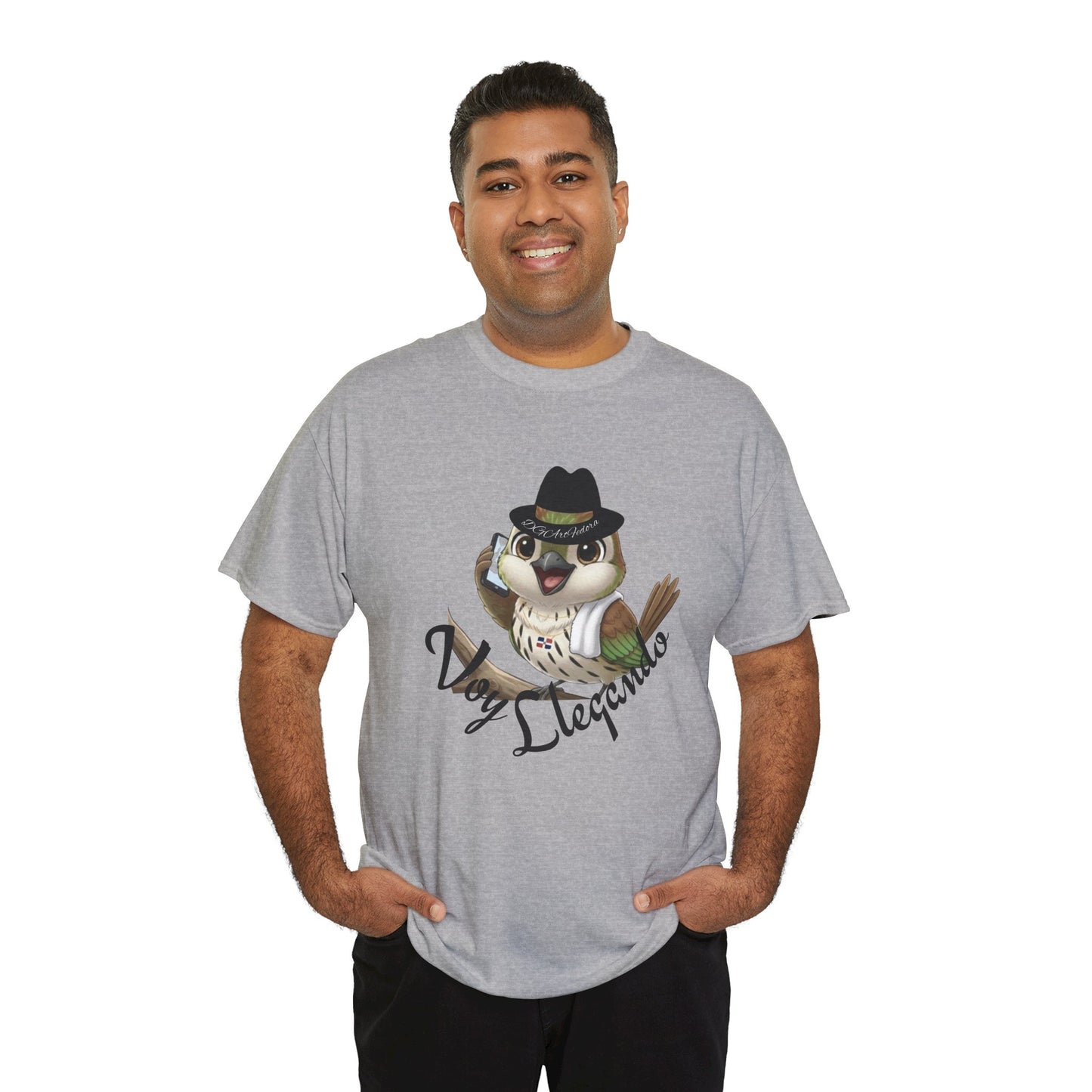 Unisex Heavy Cotton Tee - Voy Llegando