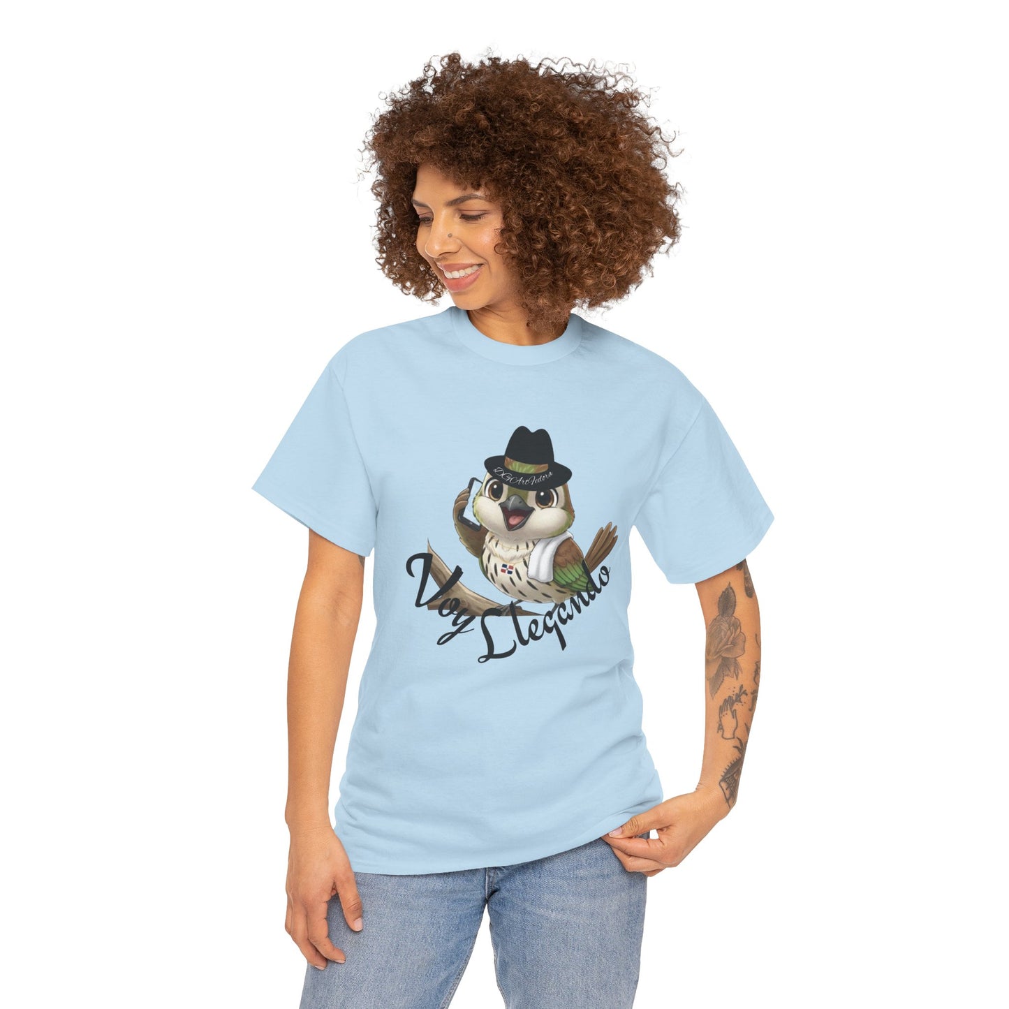 Unisex Heavy Cotton Tee - Voy Llegando