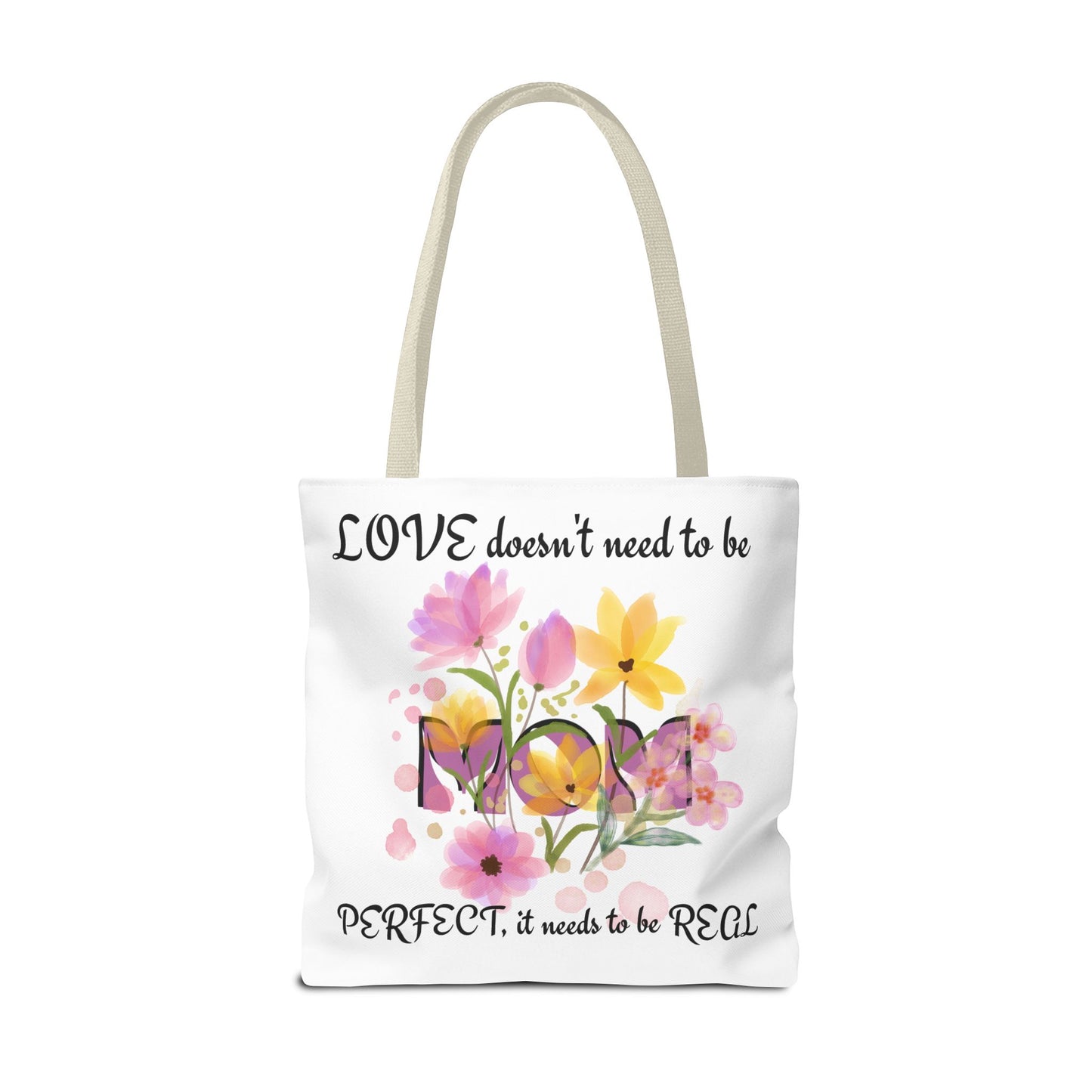 Love Is Real Inspirational Carryall Tote Bag