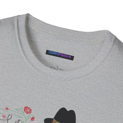 Unisex Softstyle T-Shirt Happy Valentine’s Day with Cigüita