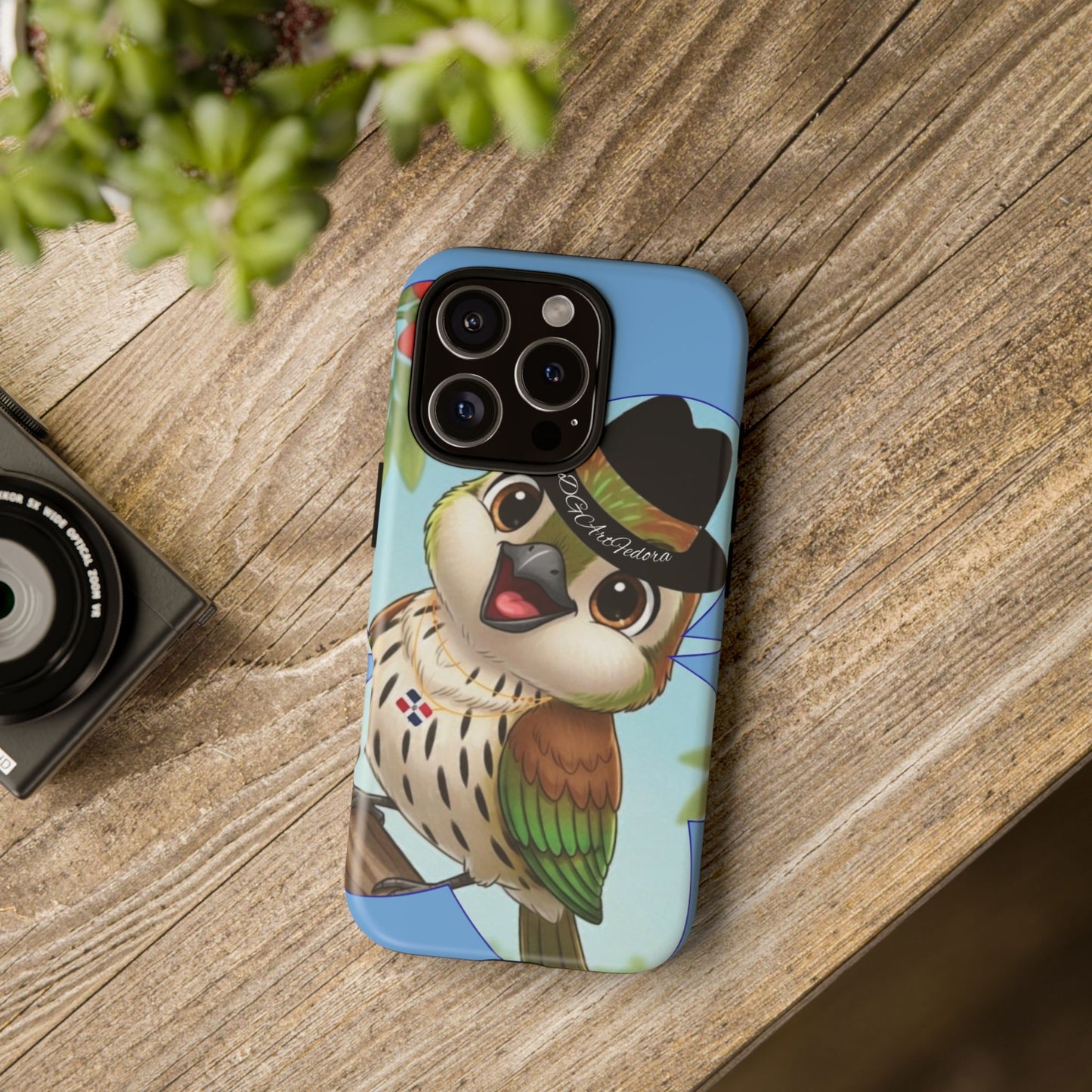 Tough Cases Light Blue Cigüita Design