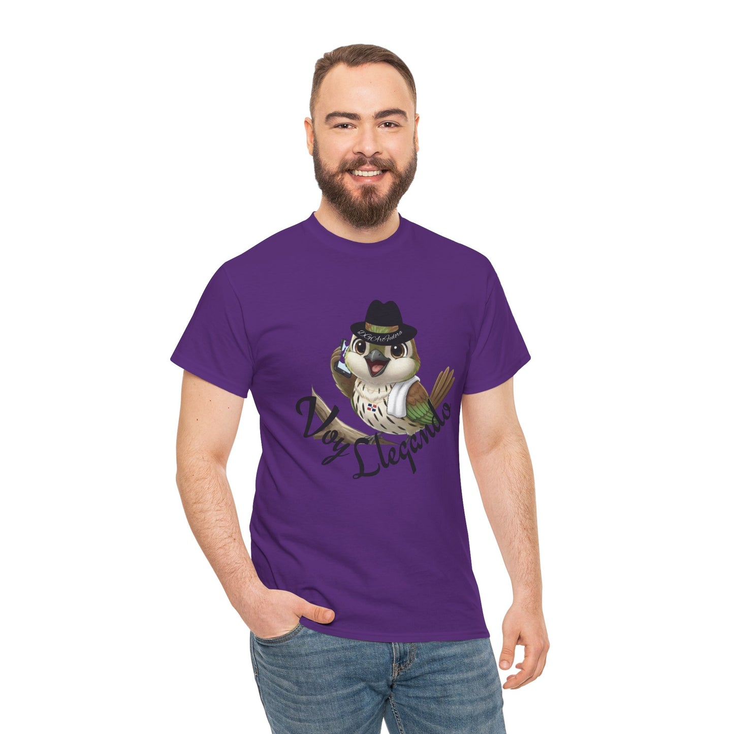 Unisex Heavy Cotton Tee - Voy Llegando